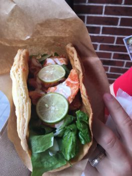 A taco in a pie crust shell